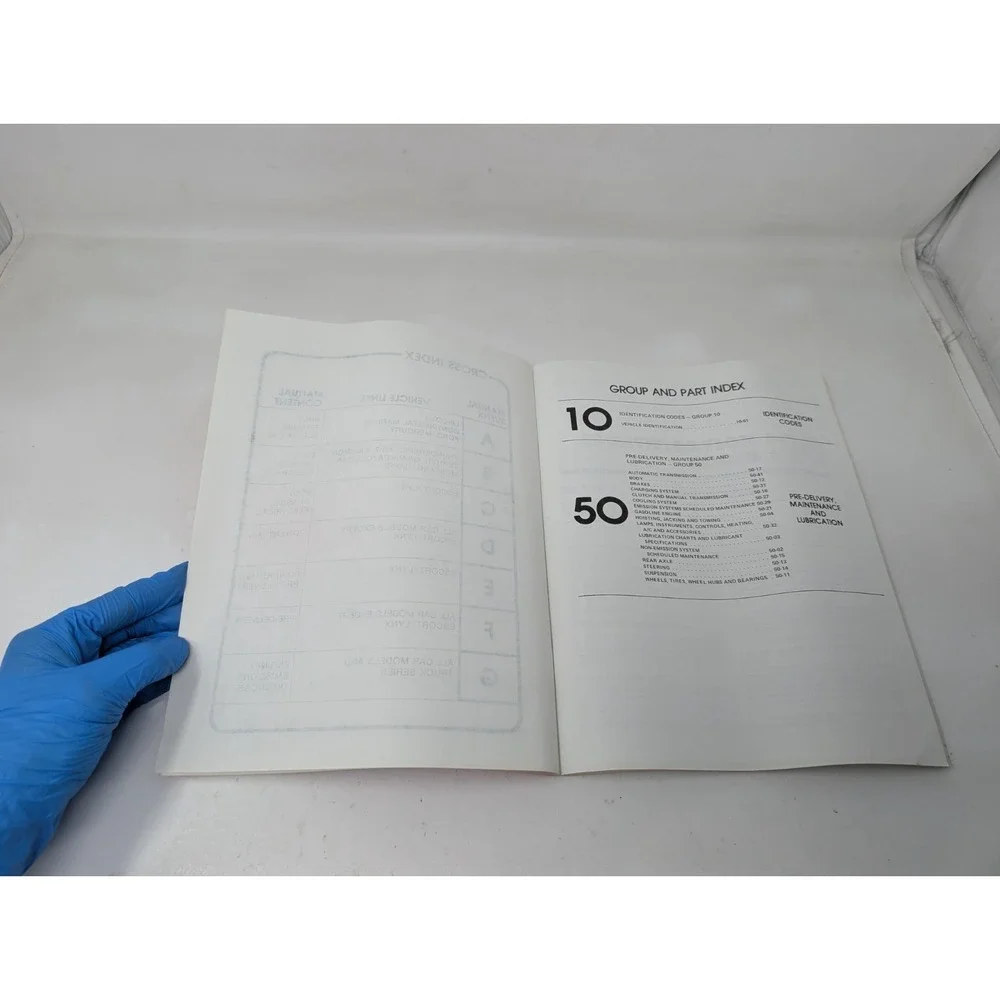 1981 Ford Lincoln Mercury Pre-Delivery Maintenance Lubrication‎ Shop Manual